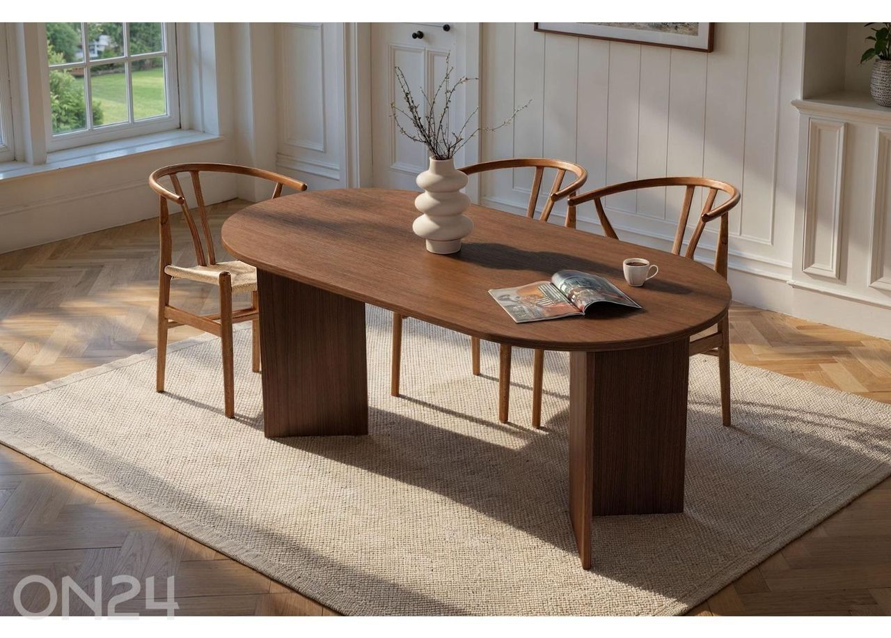 Söögilaud Sablin 89,5x180 cm suurendatud