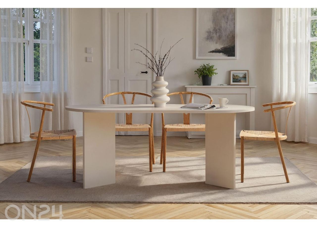 Söögilaud Sablin 89,5x180 cm suurendatud