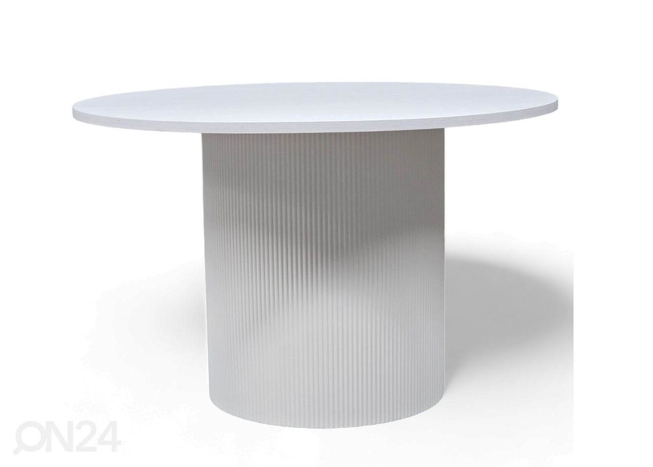 Söögilaud Sierra Ø 120 cm + toolid Sara 4 tk suurendatud
