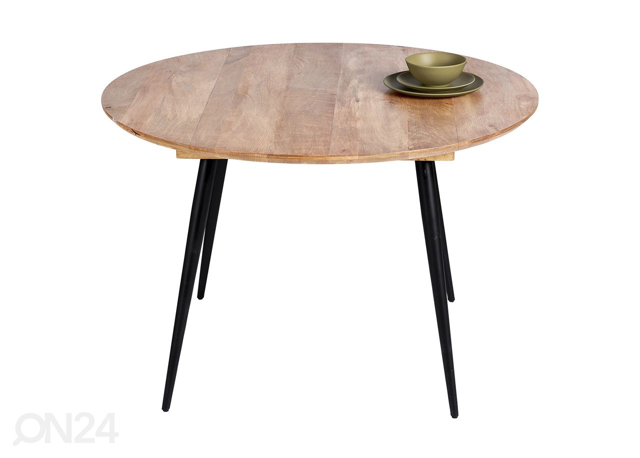 Söögilaud Tom Tailor Ø120 cm suurendatud