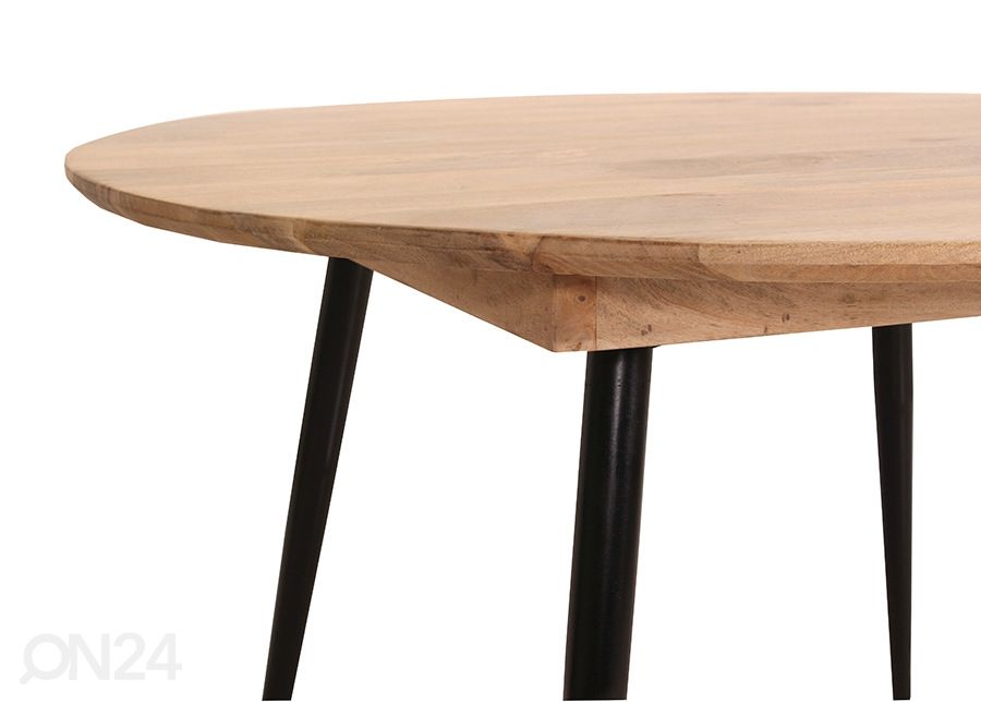 Söögilaud Tom Tailor Ø120 cm suurendatud