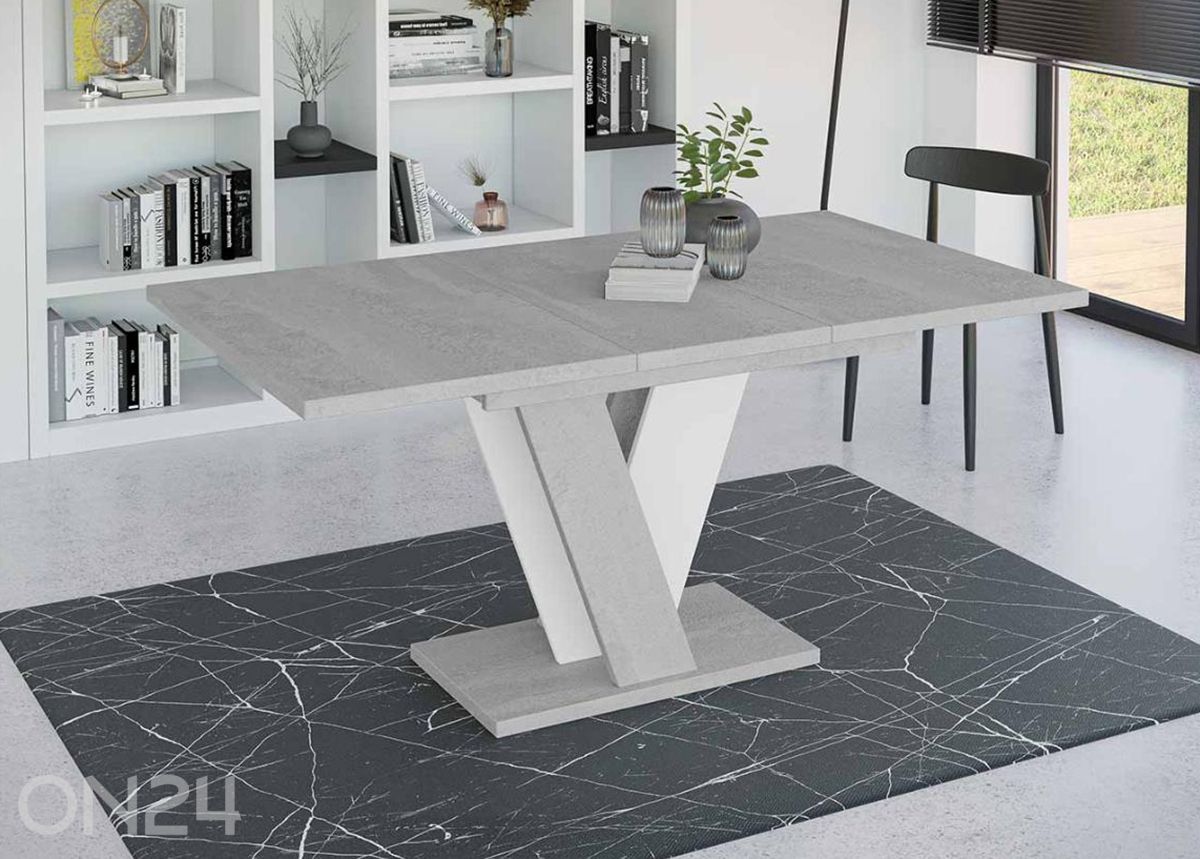 Söögilaud Viney 90x120-190 cm suurendatud