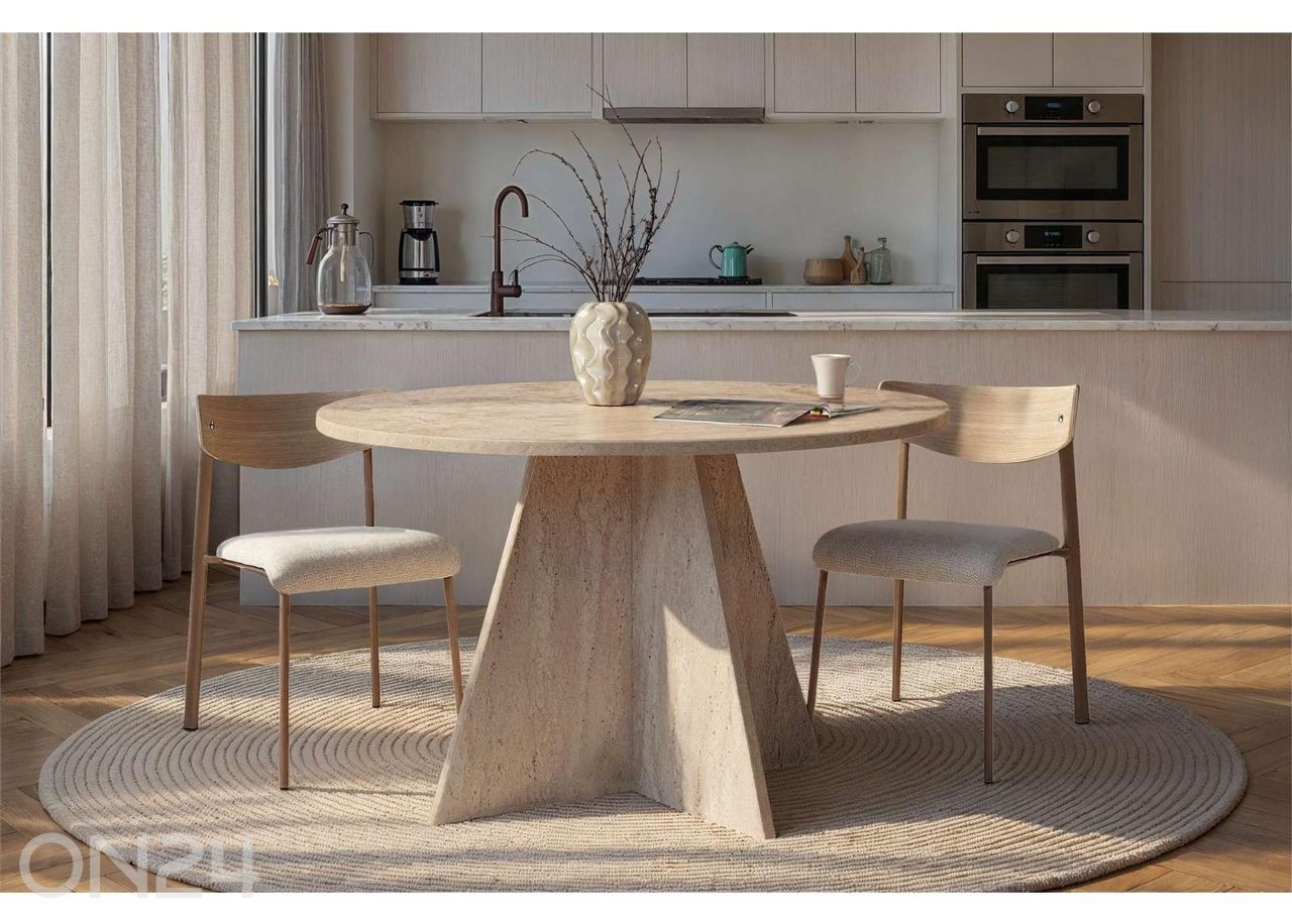 Söögilaud Virella Ø 120 cm suurendatud