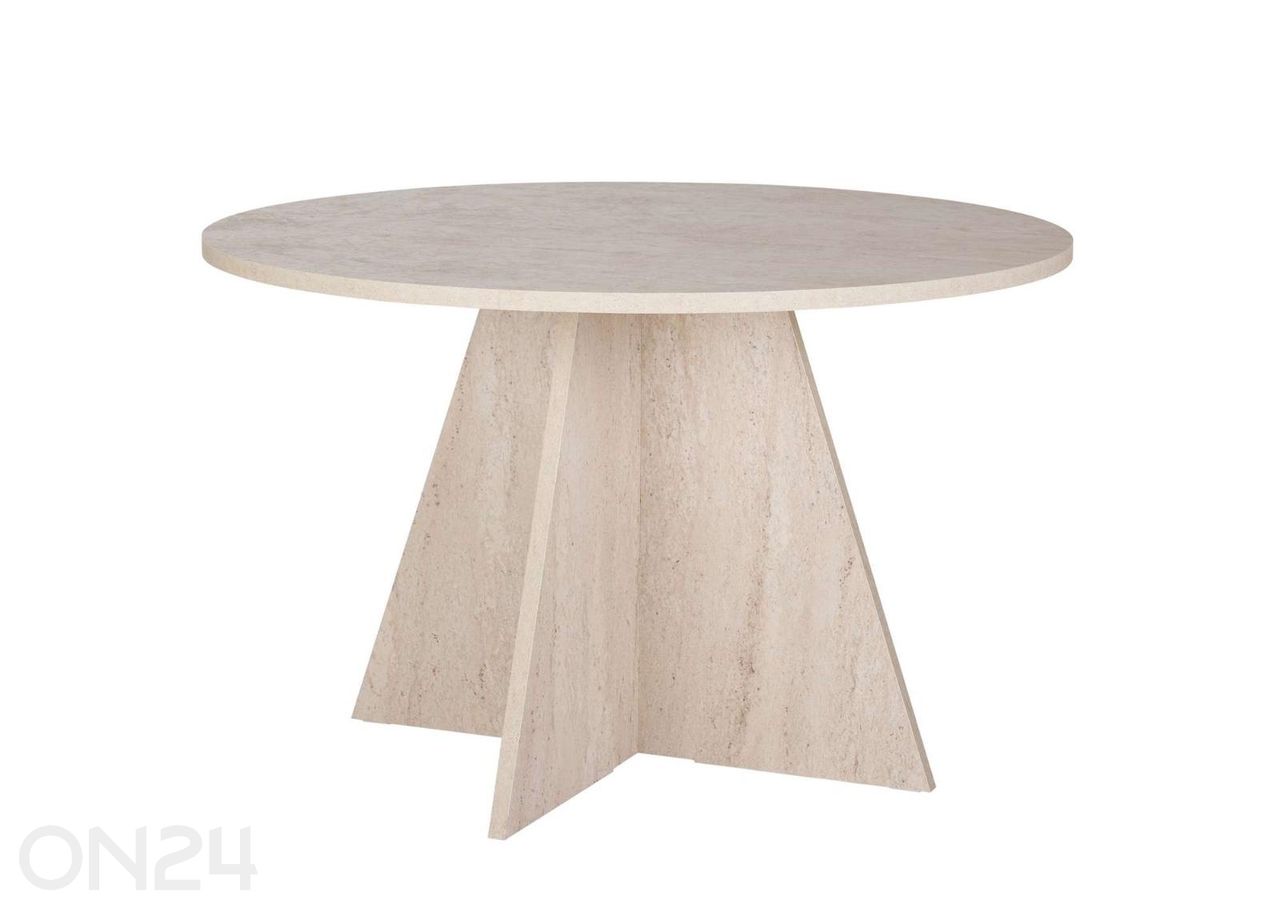 Söögilaud Virella Ø 120 cm suurendatud