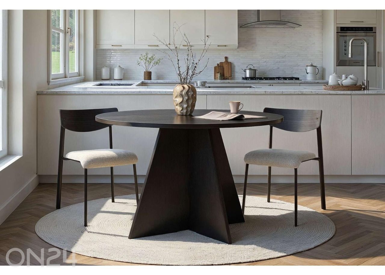 Söögilaud Virella Ø 120 cm suurendatud