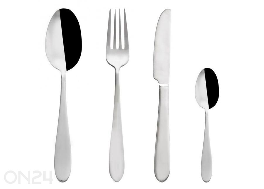 Söögiriistade komplekt, 24 tk suurendatud