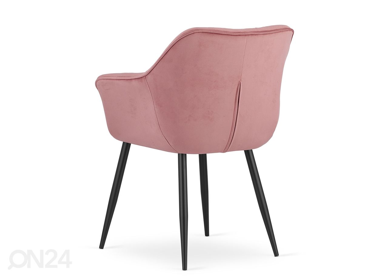 Söögitoolide komplekt Madera 2 tk, roosa suurendatud