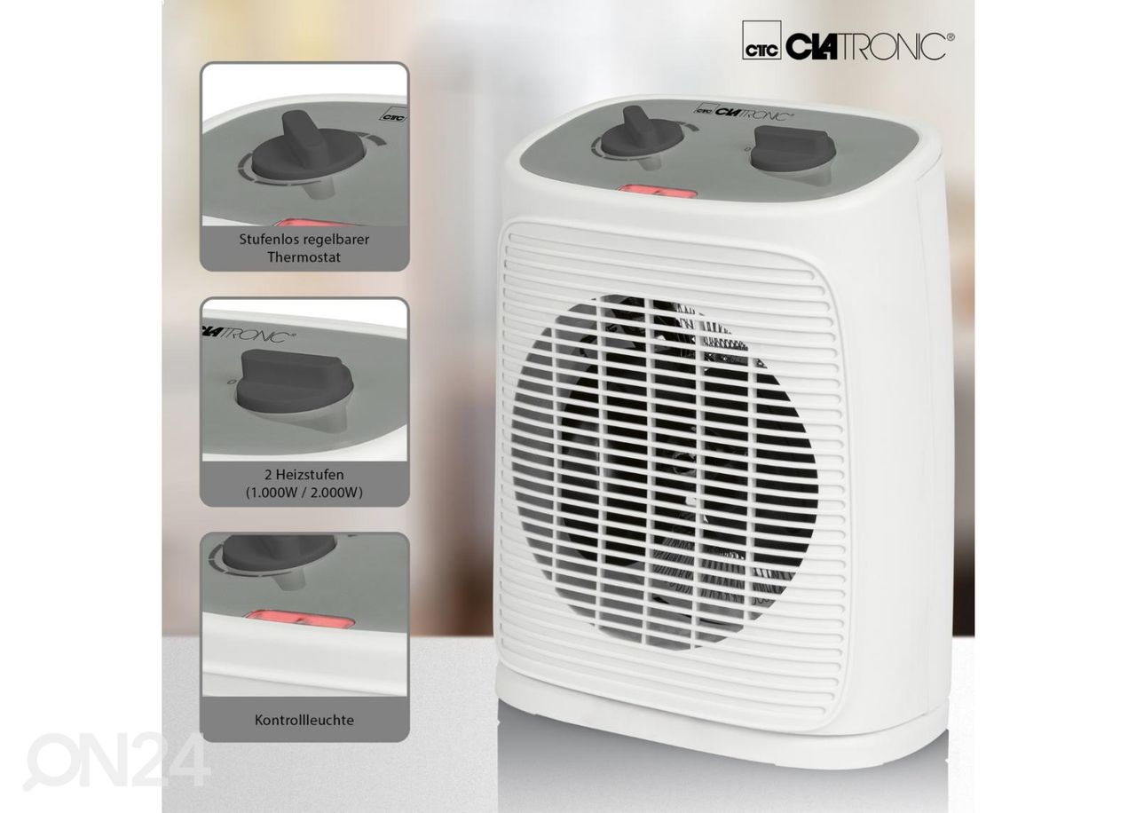 Soojapuhur Clatronic HL3762W suurendatud