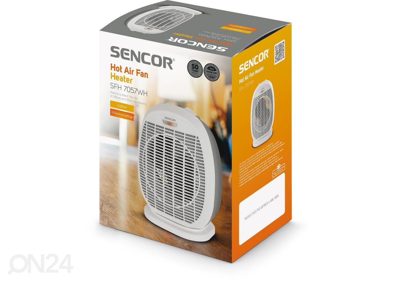 Soojapuhur pöördalusega Sencor SFH7057WH suurendatud