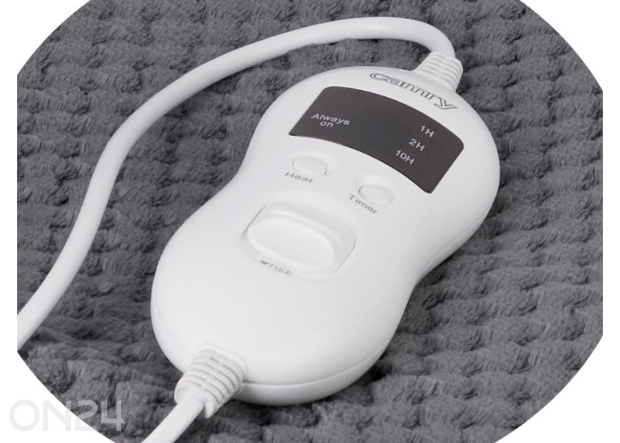 Soojendusega pleed Camry CR 7416, 100×150 cm, hall suurendatud