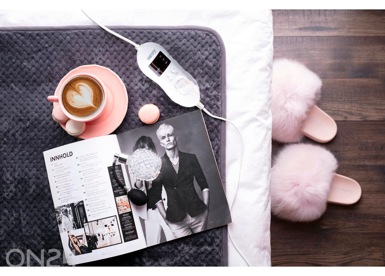 Soojendusega pleed Camry CR 7416, 100×150 cm, hall suurendatud