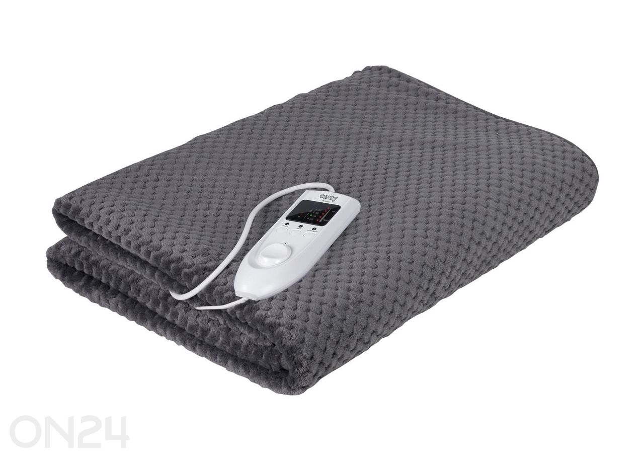 Soojendusega pleed Camry CR 7416, 100×150 cm, hall suurendatud