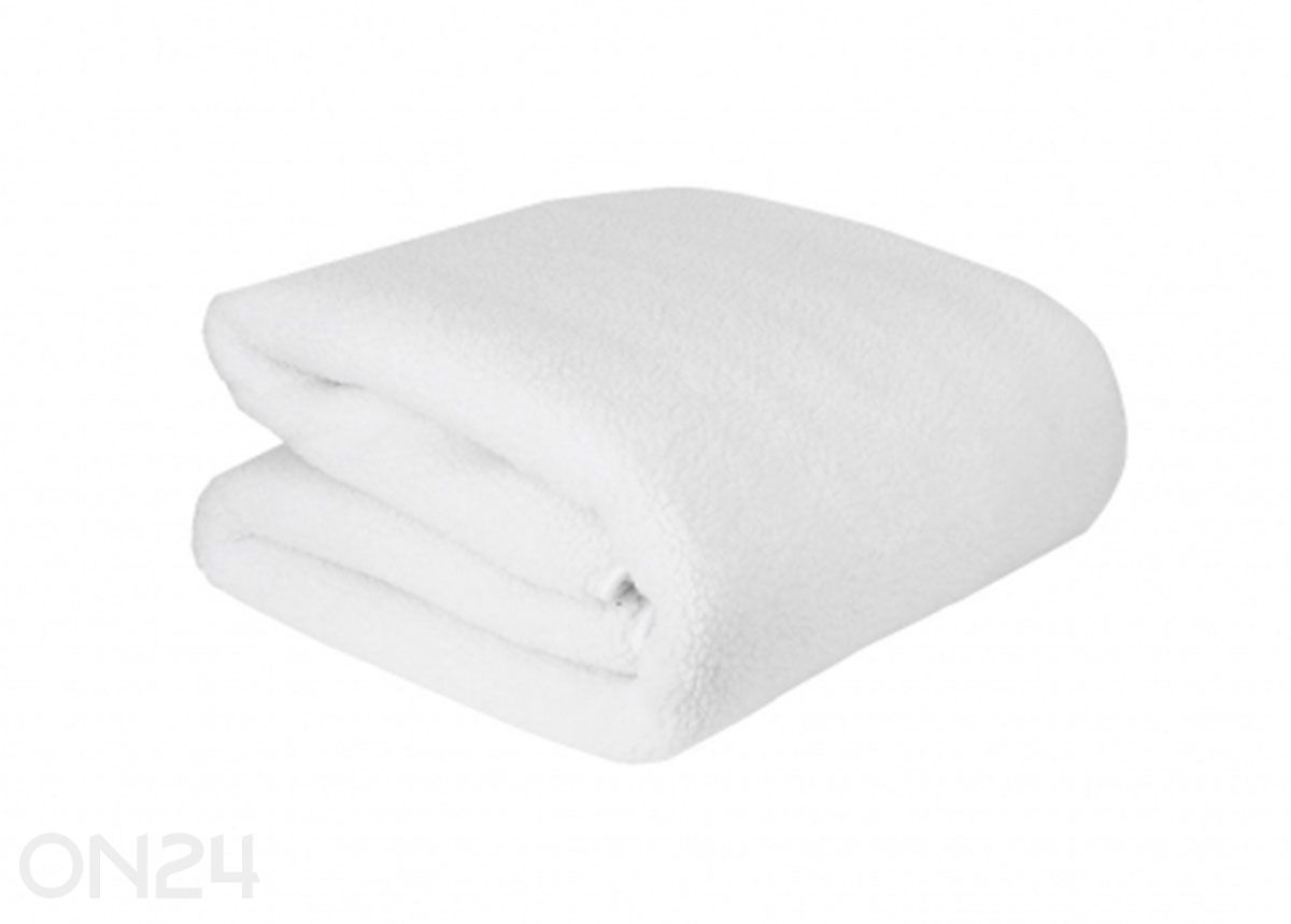 Soojendusega pleed Camry CR 7421, 180×160 cm, valge suurendatud