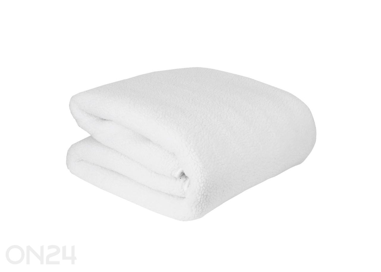 Soojendusega pleed Camry CR 7422, 100×160 cm, valge suurendatud