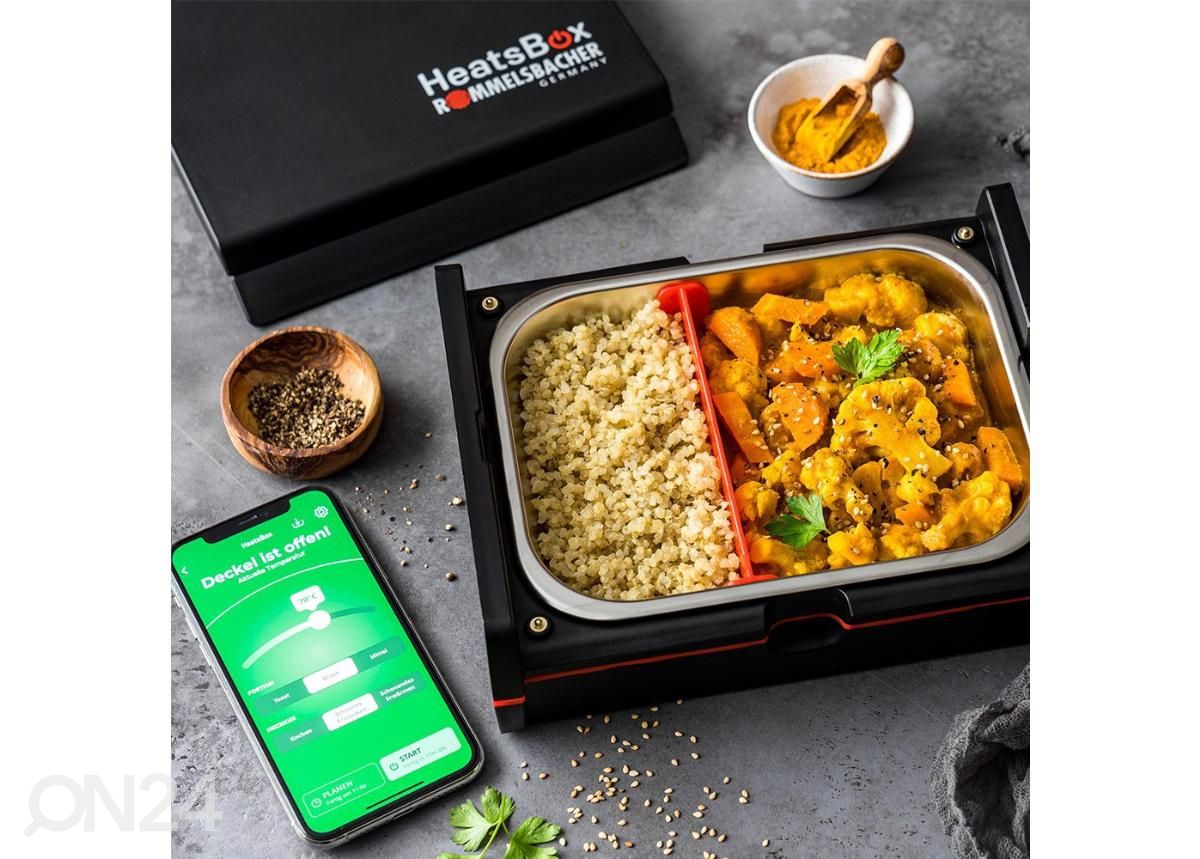 Soojendusega toidukarp Lunchbox Rommelsbacher suurendatud