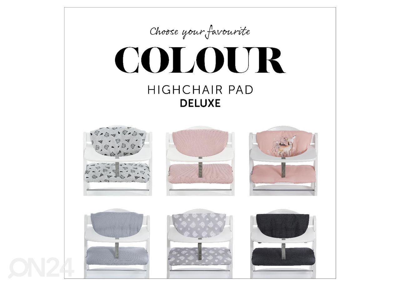 Söötmistooli padjad Hauck Select Alpha Deluxe Nordic hall suurendatud