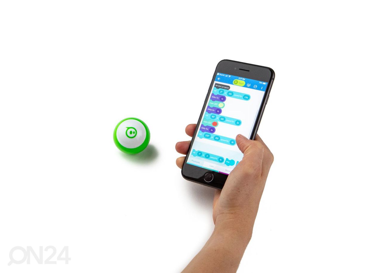 Sphero Mini robot roheline suurendatud
