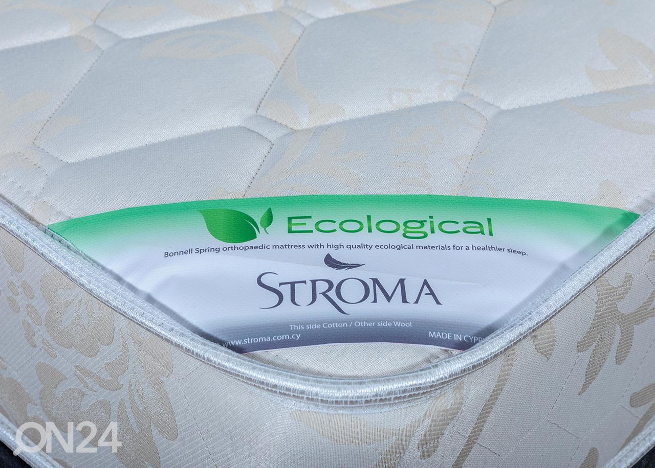 Stroma madrats Ortopeediline Ökoloogiline 80x200 cm suurendatud
