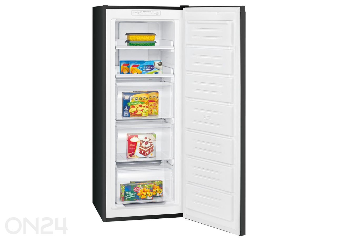 Sügavkülmik Bomann GS7343SIX,, must inox suurendatud