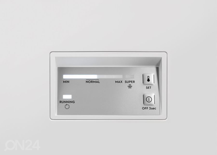 Sügavkülmkirst Electrolux suurendatud