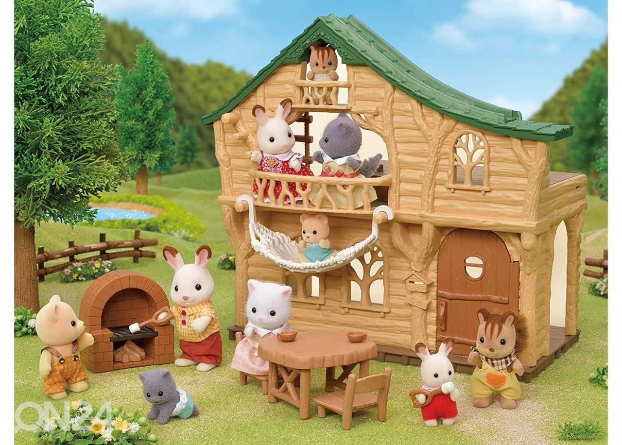 Sylvanian Families Palgist järvemaja suurendatud