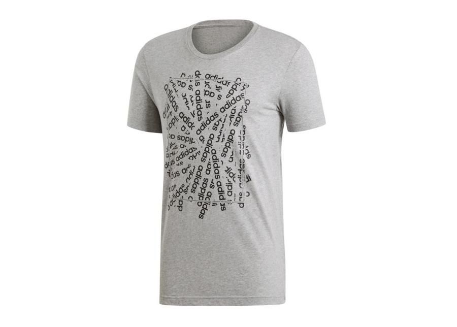 T-särk meestele adidas Essentials Linear Scatter M DV3047 suurendatud