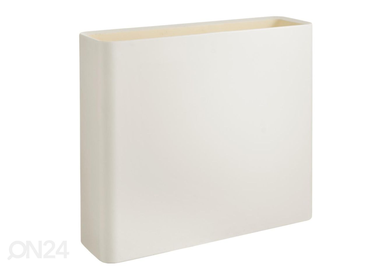 Taimepott Divio 90x27xh78 cm, valge suurendatud