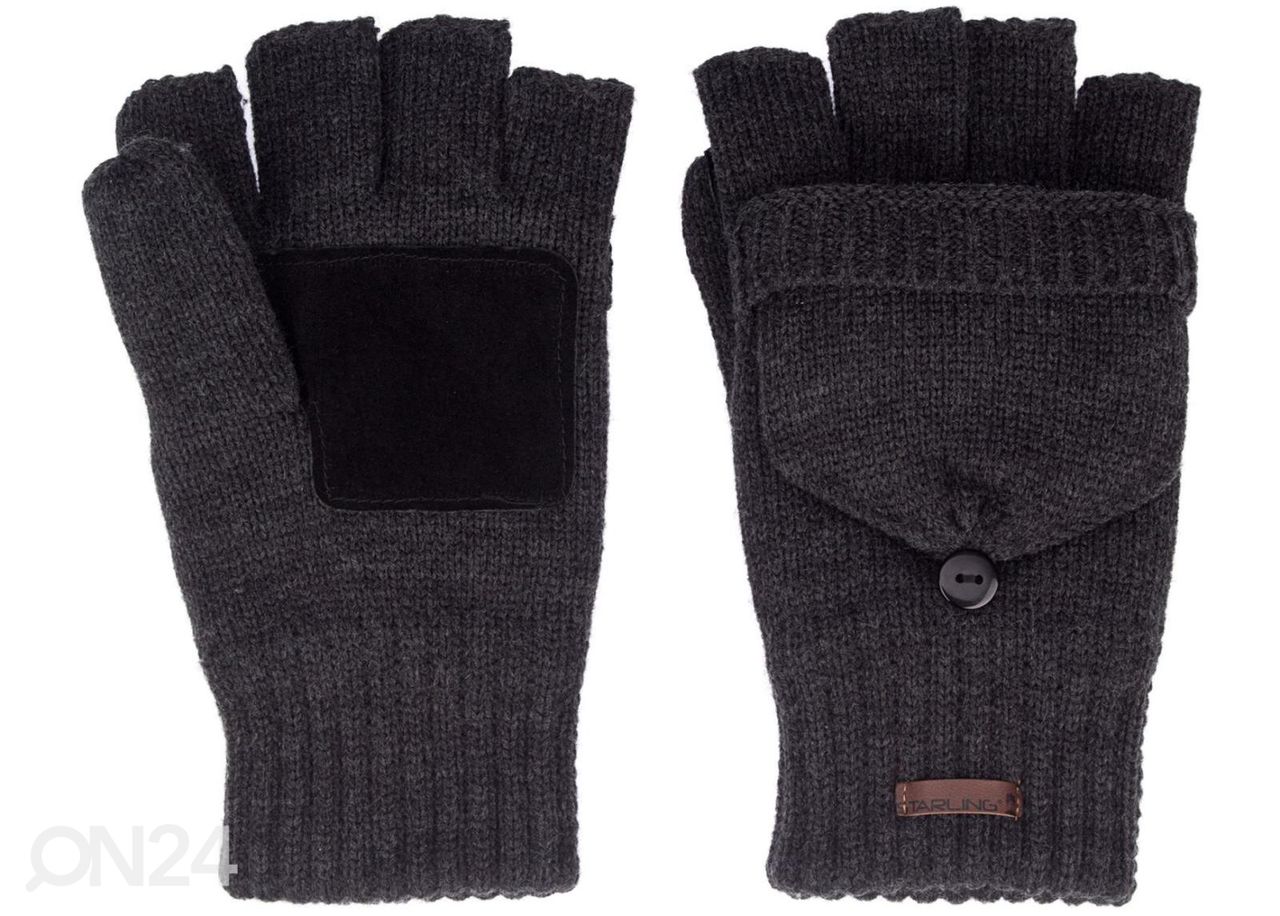 Täiskasvanute kindad Bumgloves Knitted Noël Starling suurendatud