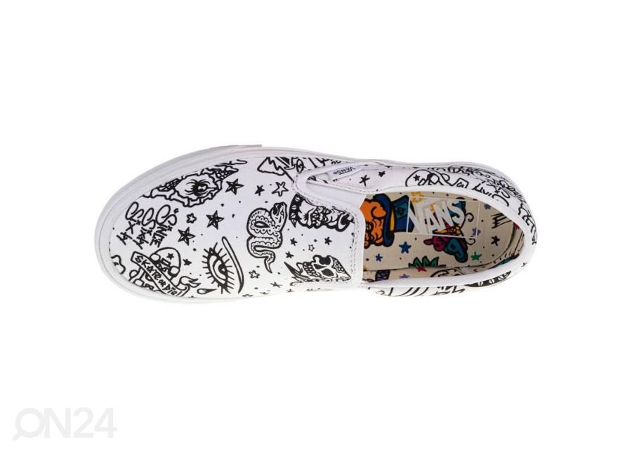 Täiskasvanute vabaajajalatsid Vans Classic Slip-On suurendatud