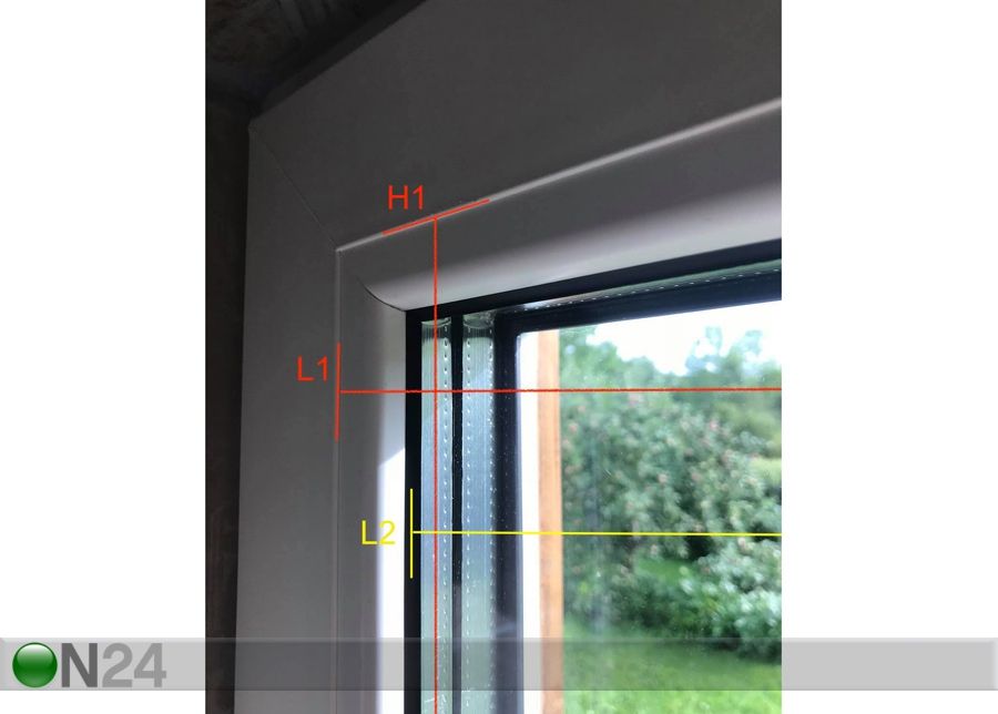 Täispimendav kassettruloo 60-90x120 cm suurendatud
