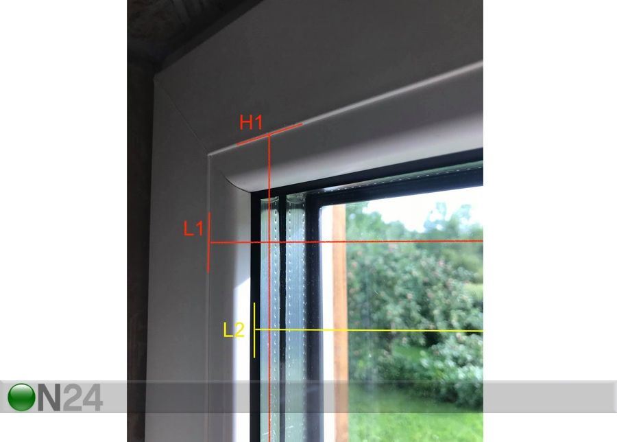 Täispimendav kassettruloo uksele 60-90x220 cm suurendatud