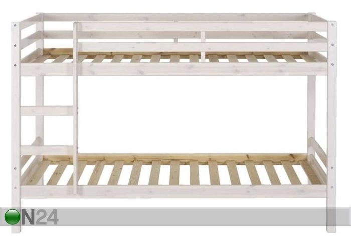 Täispuidust narivoodi 90x200 cm suurendatud