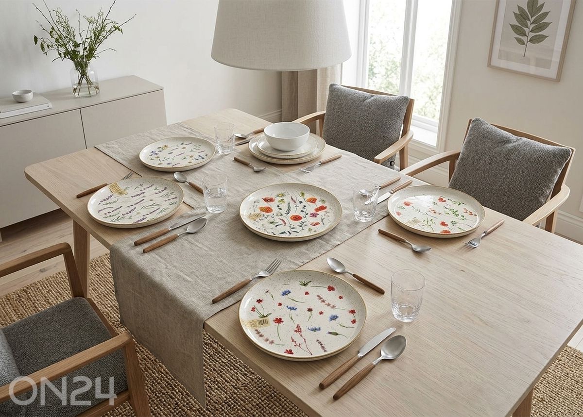 Taldrik Belle 20 cm, 6 tk suurendatud