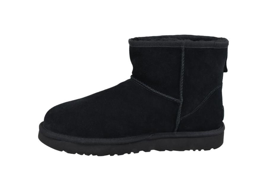 Talvesaapad naistele UGG Classic Mini Rubber Logo W 1108231-BLK suurendatud