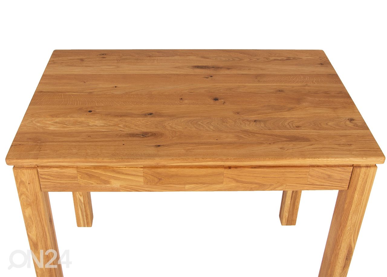 Tammepuidust söögilaud 90x60 cm suurendatud