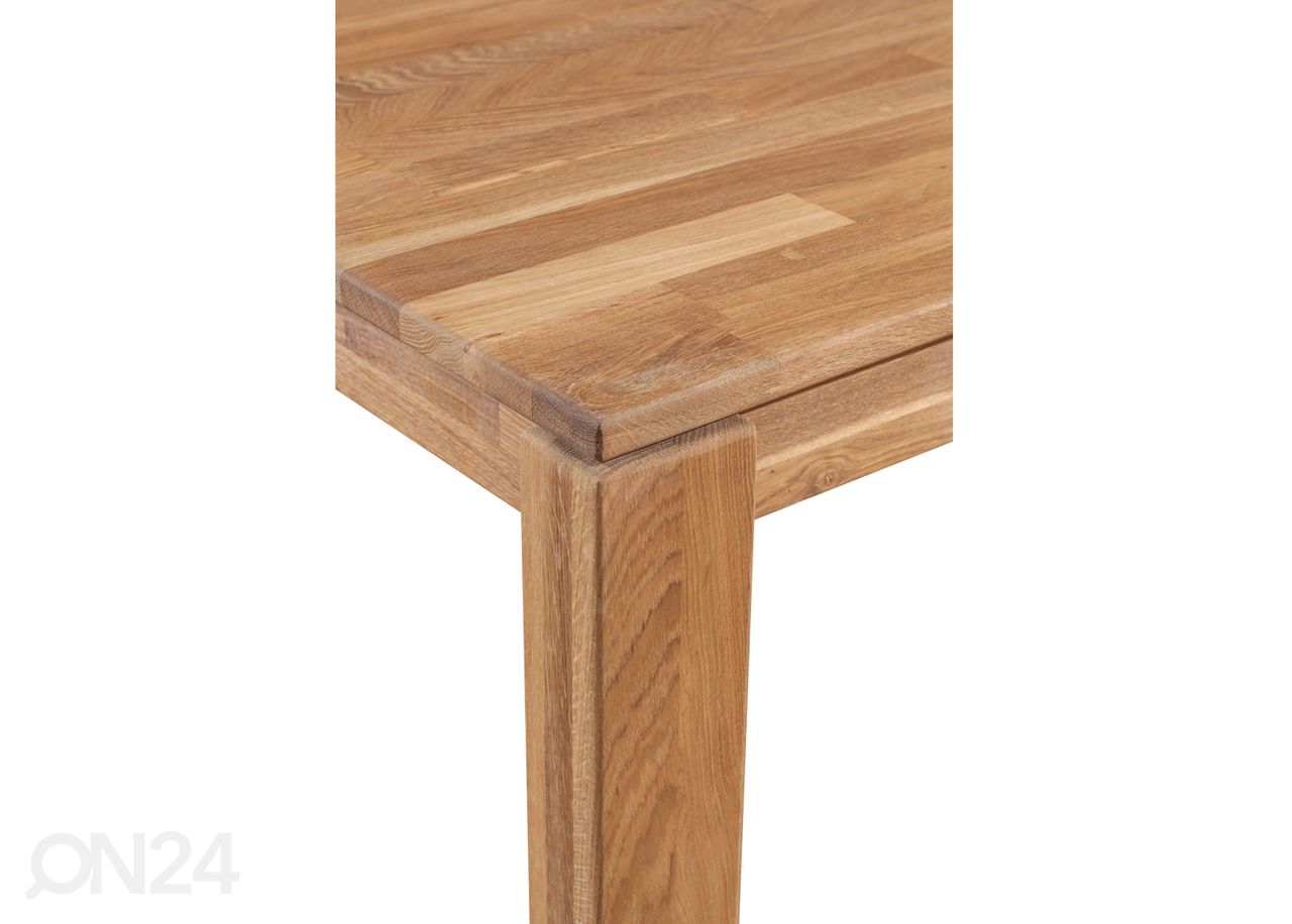 Tammepuidust söögilaud Provence 4 80x80 cm suurendatud
