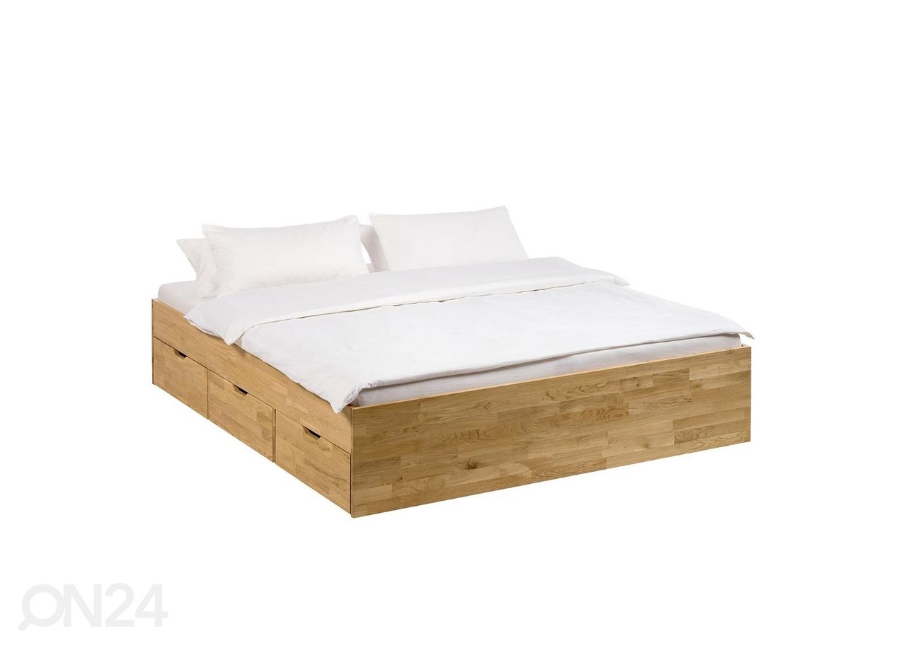 Tammepuidust voodi Sofia 160x200 cm suurendatud