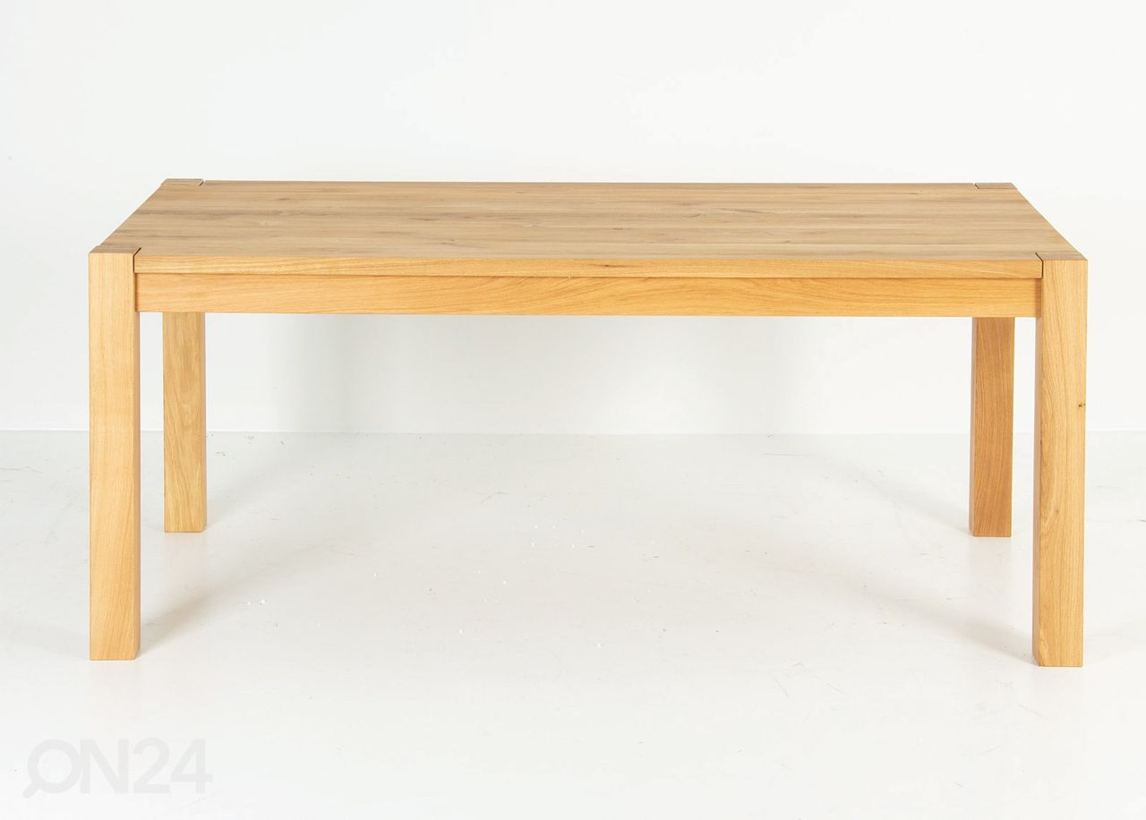 Tammepuust söögilaud 180x90 cm suurendatud
