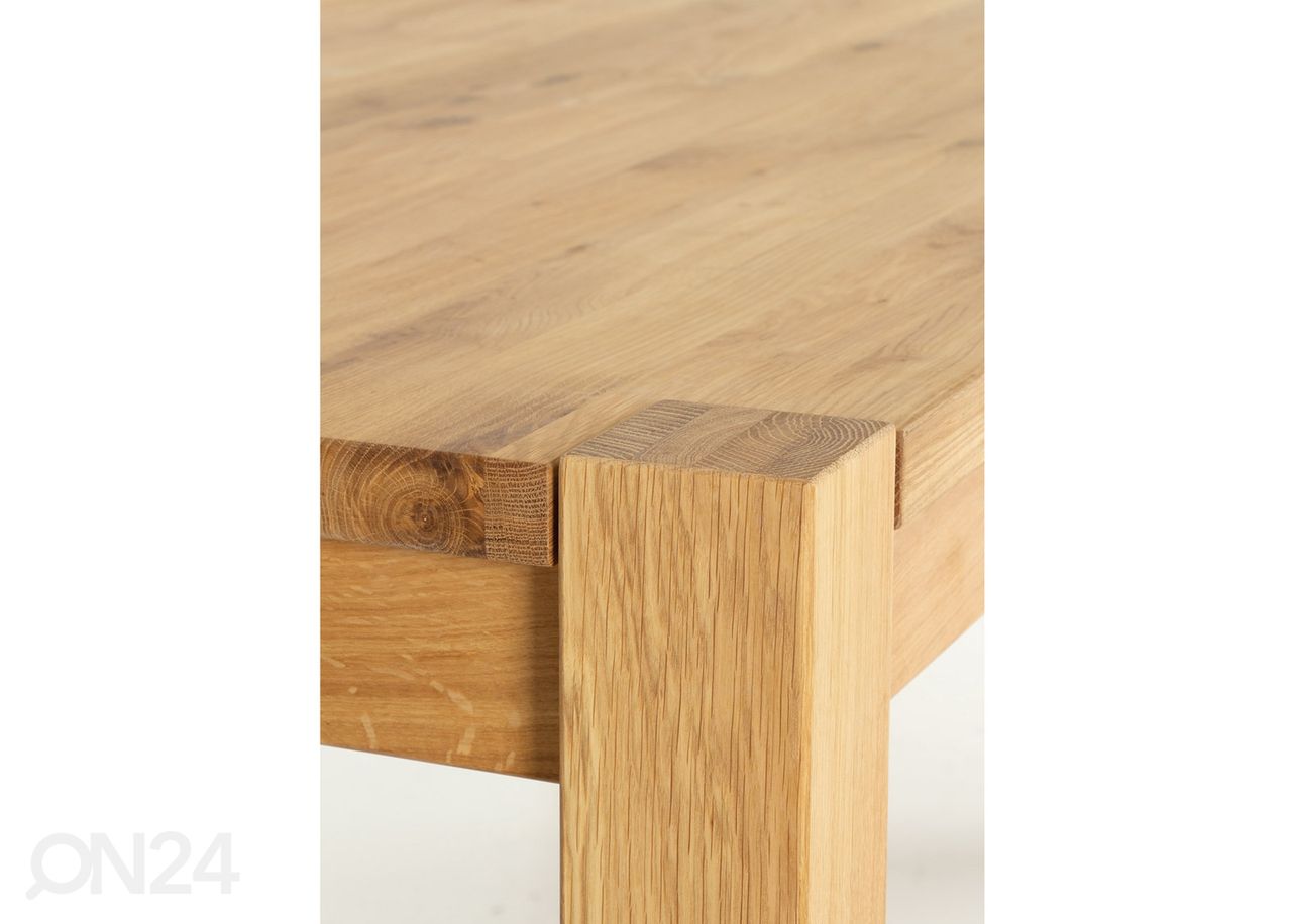 Tammepuust söögilaud 180x90 cm suurendatud