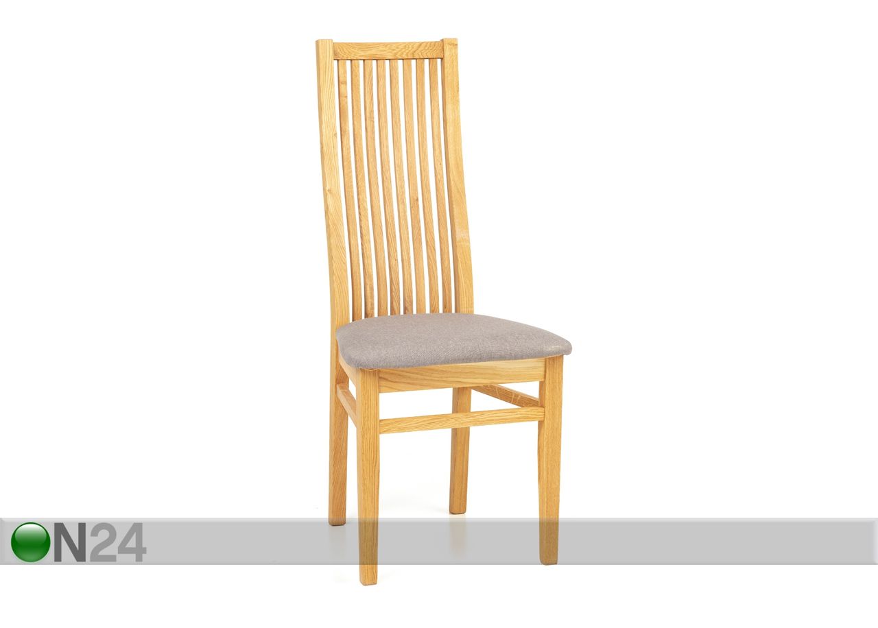 Tammepuust söögilaud Len21 90x65 cm + 2 tooli Sandra hall suurendatud