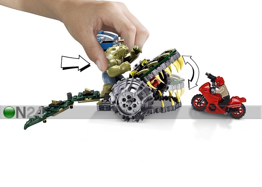 Tapjakrokodill™ – rentslipurustus Lego Super Heroes Batman™ suurendatud
