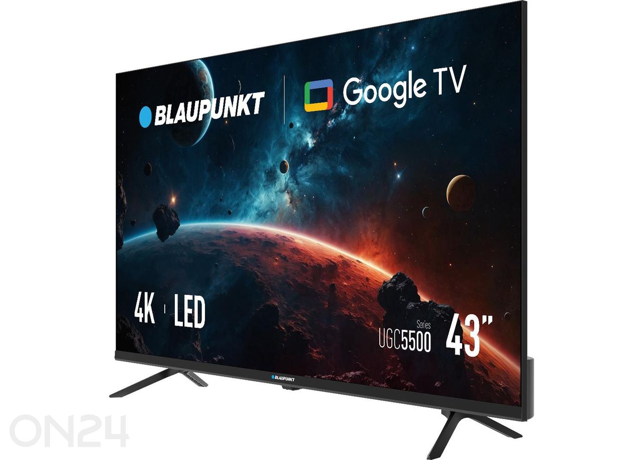 Teler Blaupunkt 43" (108cm) 4K Ultra HD Google TV suurendatud