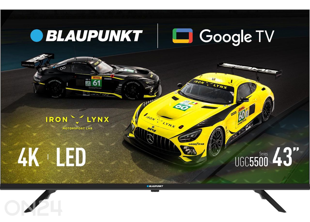 Teler Blaupunkt 43" (108cm) 4K Ultra HD Google TV suurendatud