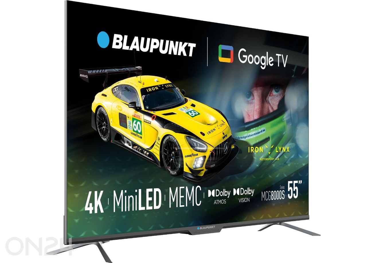 Teler Blaupunkt 55" (139cm) 4K Ultra HD MiniLED Google TV, Dolby Vision, Dolby Atmos suurendatud