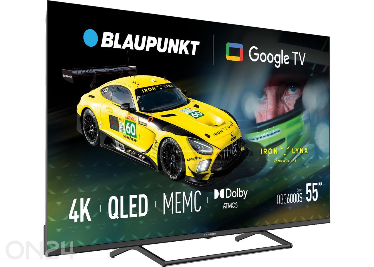 Teler Blaupunkt 55" (139cm) QLED 4K Ultra HD Google TV, Dolby Vision, Dolby Atmos suurendatud