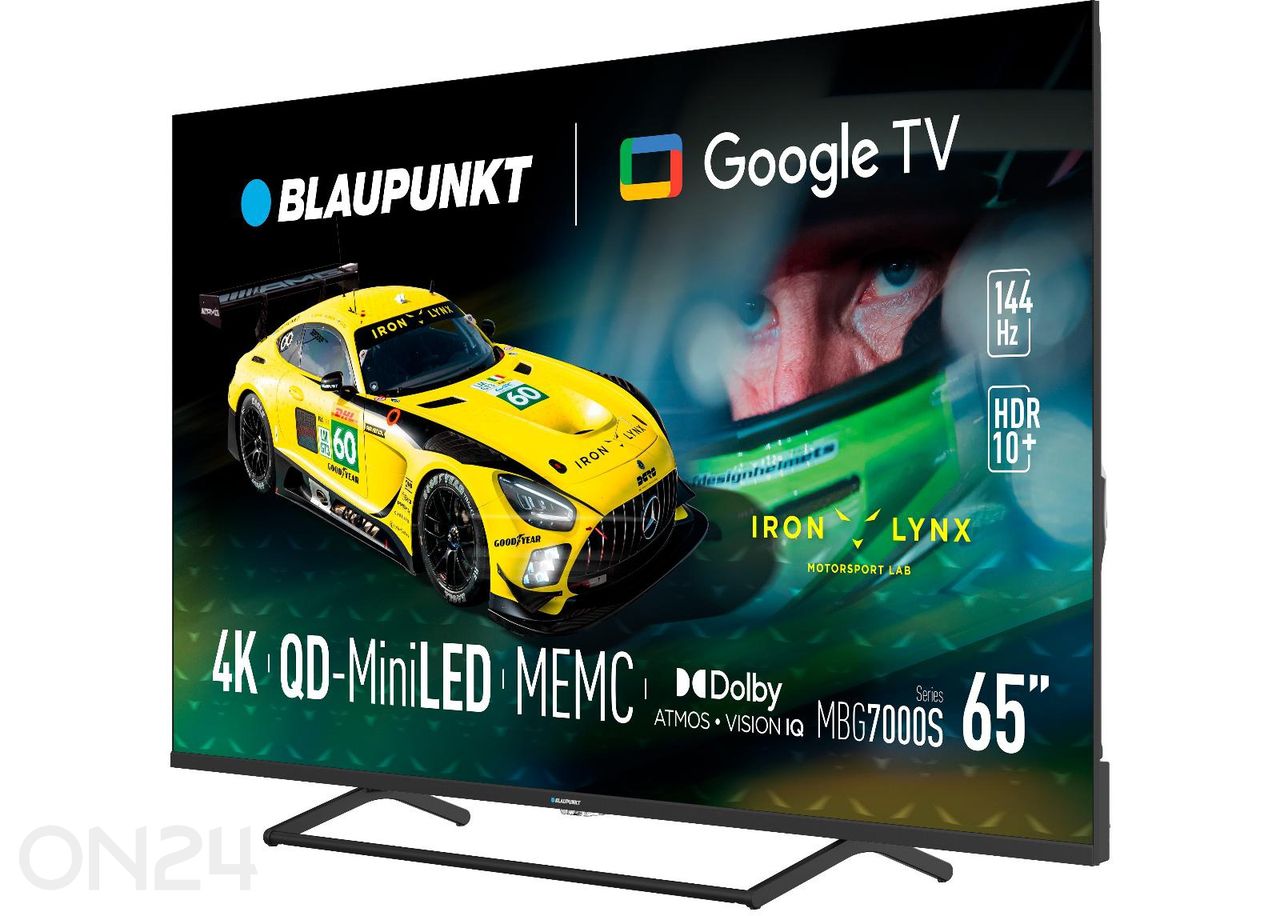 Teler Blaupunkt 65" (164cm) 4K Ultra HD 144Hz MiniLED Google TV, Dolby Vision, Dolby Atmos suurendatud