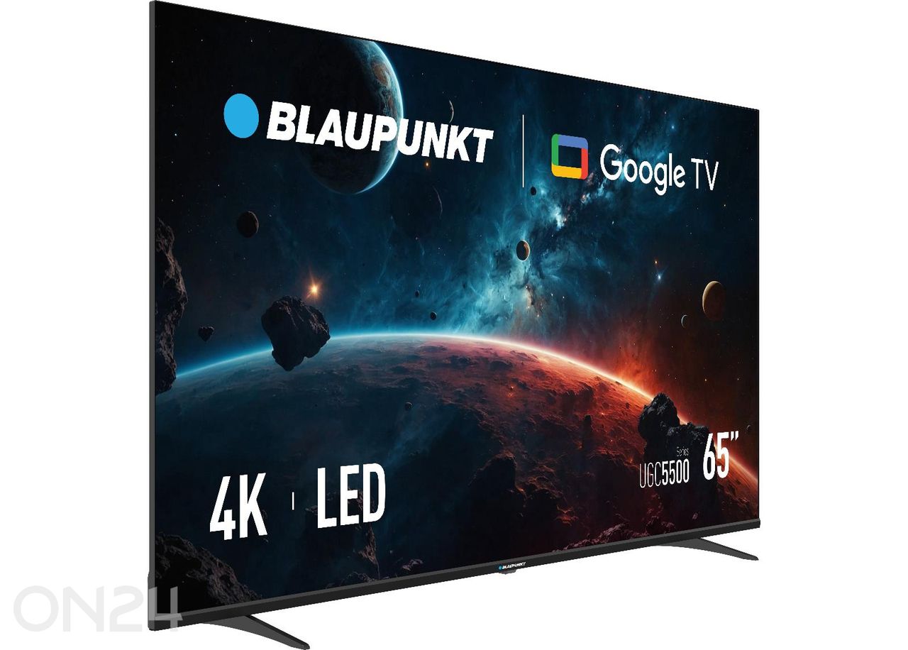 Teler Blaupunkt 65" (164cm) 4K Ultra HD Google TV suurendatud