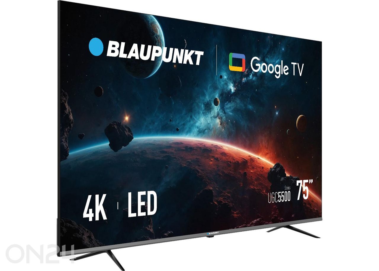 Teler Blaupunkt 75" (189cm) 4K Ultra HD LED Google TV suurendatud