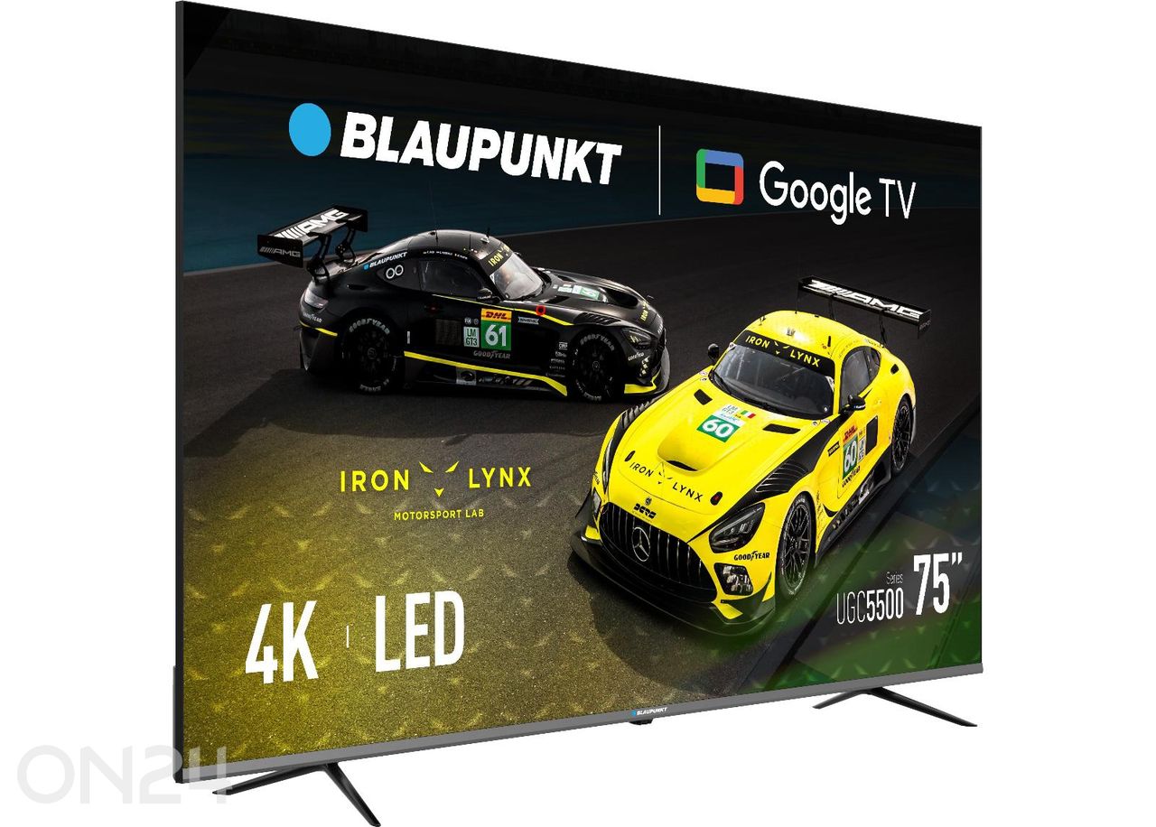Teler Blaupunkt 75" (189cm) 4K Ultra HD LED Google TV suurendatud