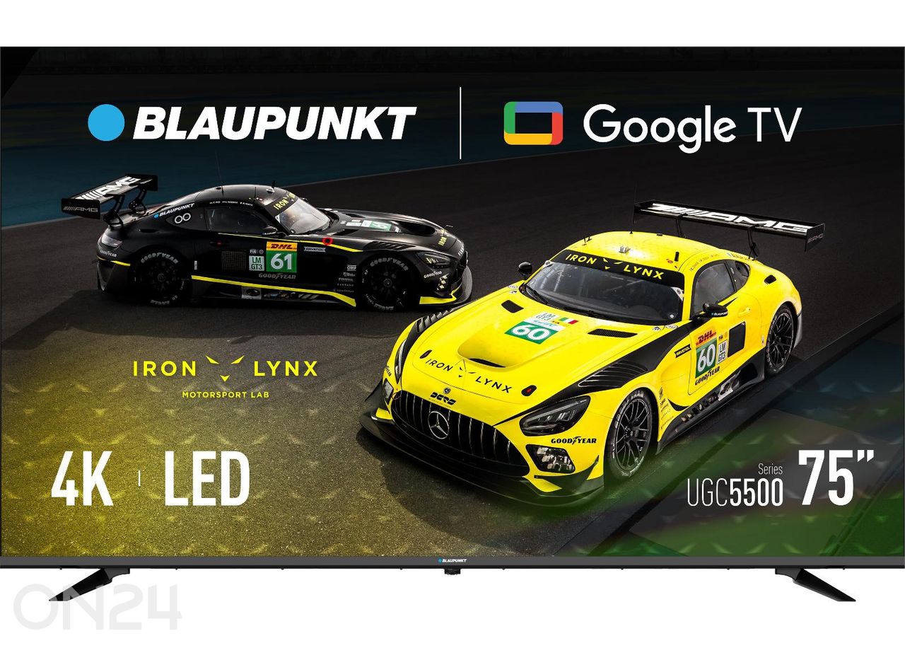 Teler Blaupunkt 75" (189cm) 4K Ultra HD LED Google TV suurendatud